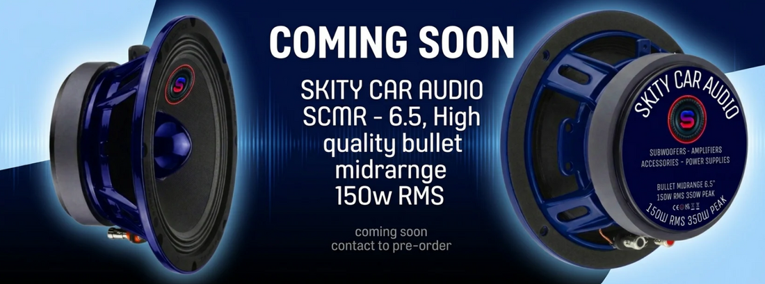 SKITY CAR AUDIO Bullet midranges in Development