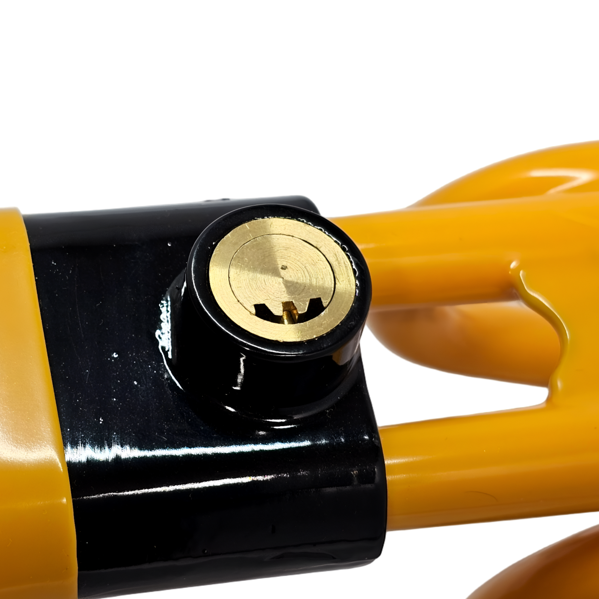 Double Barrel Steering Wheel Lock Twin Bar Car Steering Lock, Anti-Theft Device with High Visibility