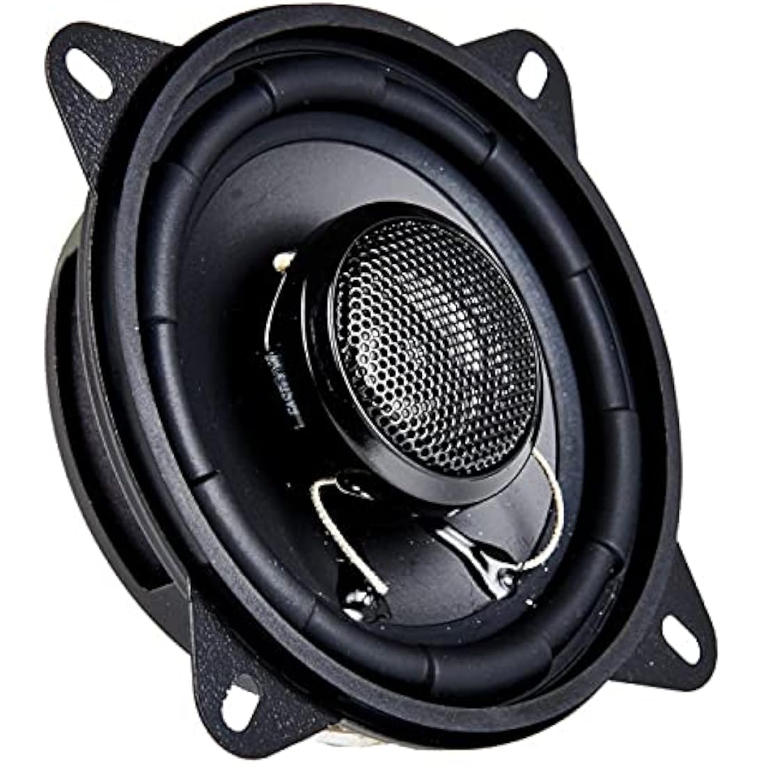 In Phase Car Audio SXT1035 Speaker - 4 Inch (10cm) Round, 200W, 2-Way Coaxial Shallow-Mount Speaker (2 x Speakers)