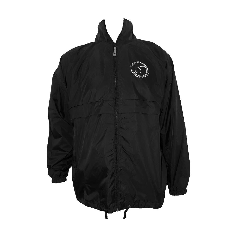 Bassface BFRCB.1L Lightweight Rain Jacket Black Large Size TEAM GB