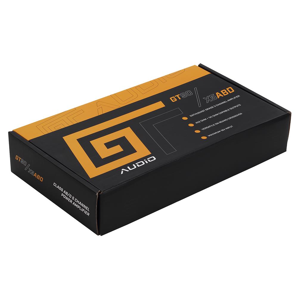 Bassface GT Audio GT-90/x5ABD Class AB/D Hybrid 5/3 Channel Full Range+Subwoofer Amplifier 1360w RMS