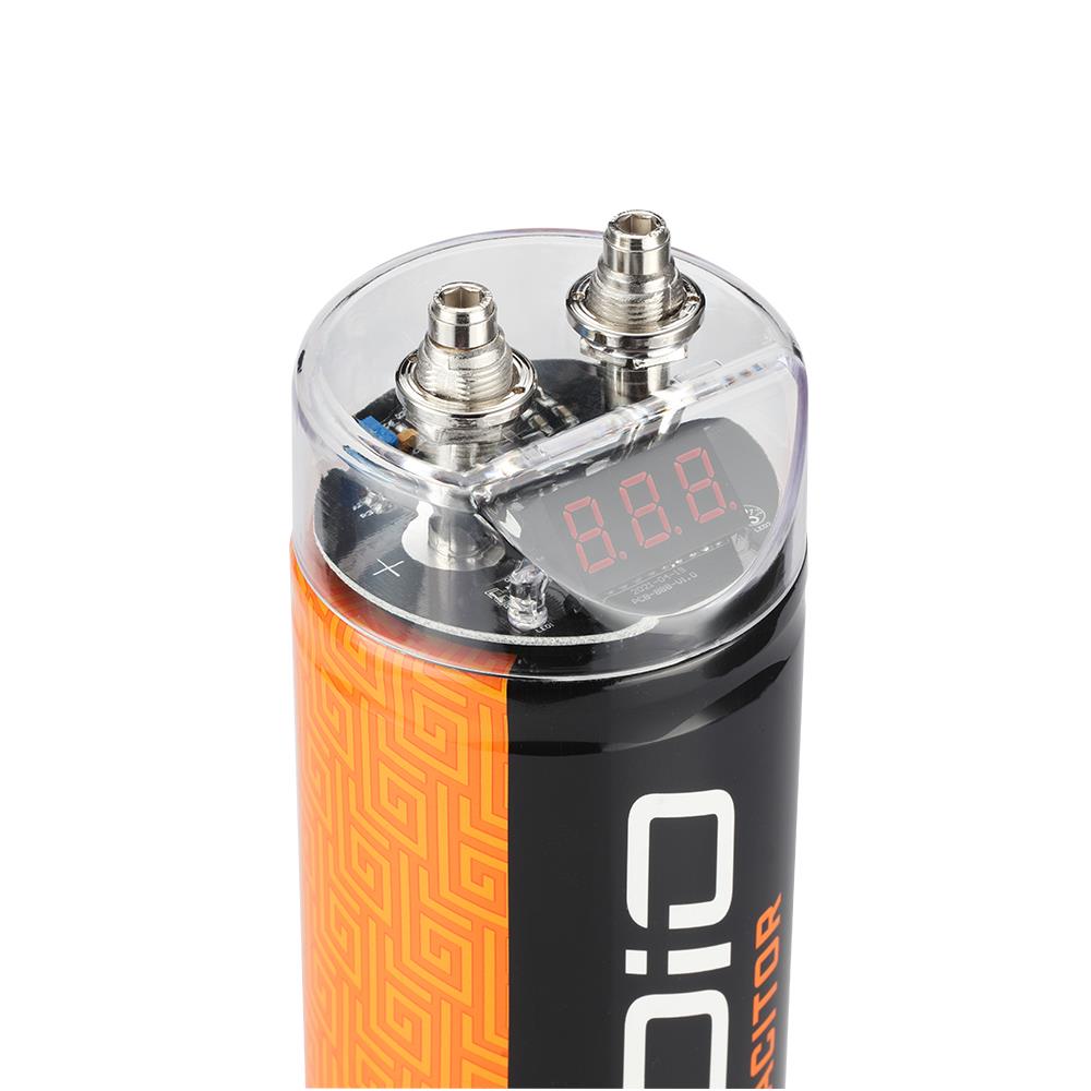 Bassface GT Audio GT-C2 16v 2 Farad Power Stiffening Capacitor With Digital Display & Auto Shutoff