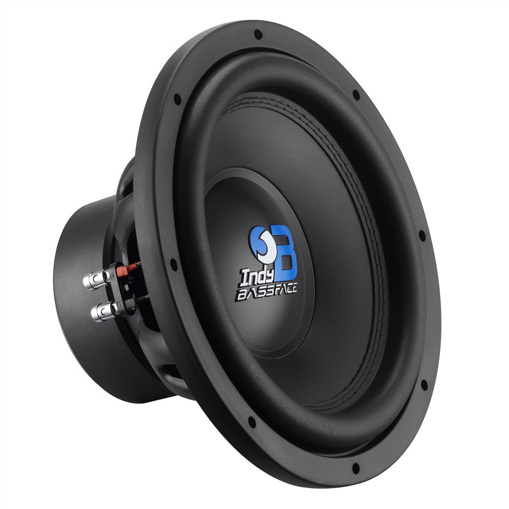 Bassface Indy B12/2 12" 30cm 2x2Ohm DVC Subwoofer 600w RMS (Sealed or Ported Enclosures)