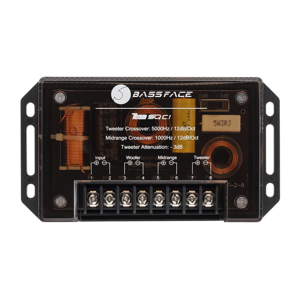 Bassface Team SQC.1 Extreme Sound Quality Passive Three Way Crossover Networks (1Khz / 5Khz) Pair