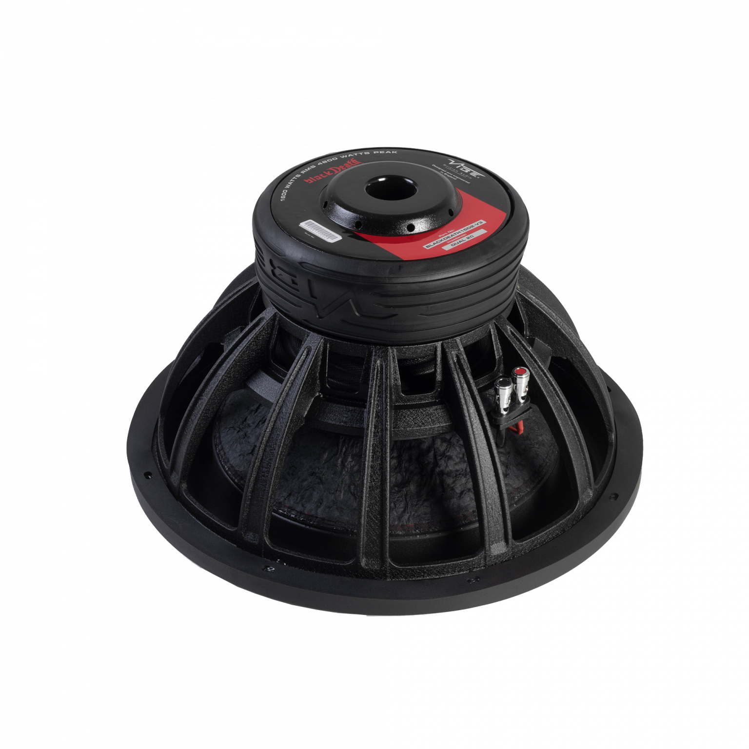 BD15D2-V4 BlackDeath 15 Inch 1600W RMS Street Bass Subwoofer