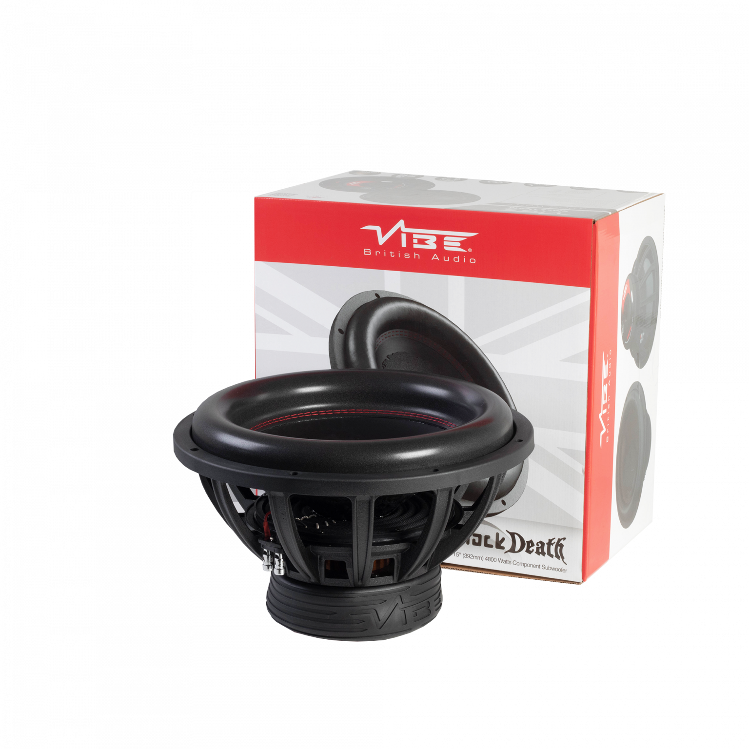 BD15D2-V4 BlackDeath 15 Inch 1600W RMS Street Bass Subwoofer