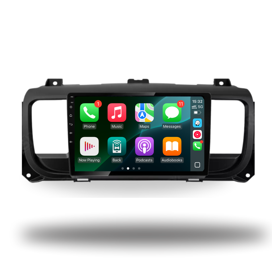 Citroen Jumpy Peugeot Expert Toyota Proace Apple Carplay / Android Auto 9" Stereo Upgrade 2016-24