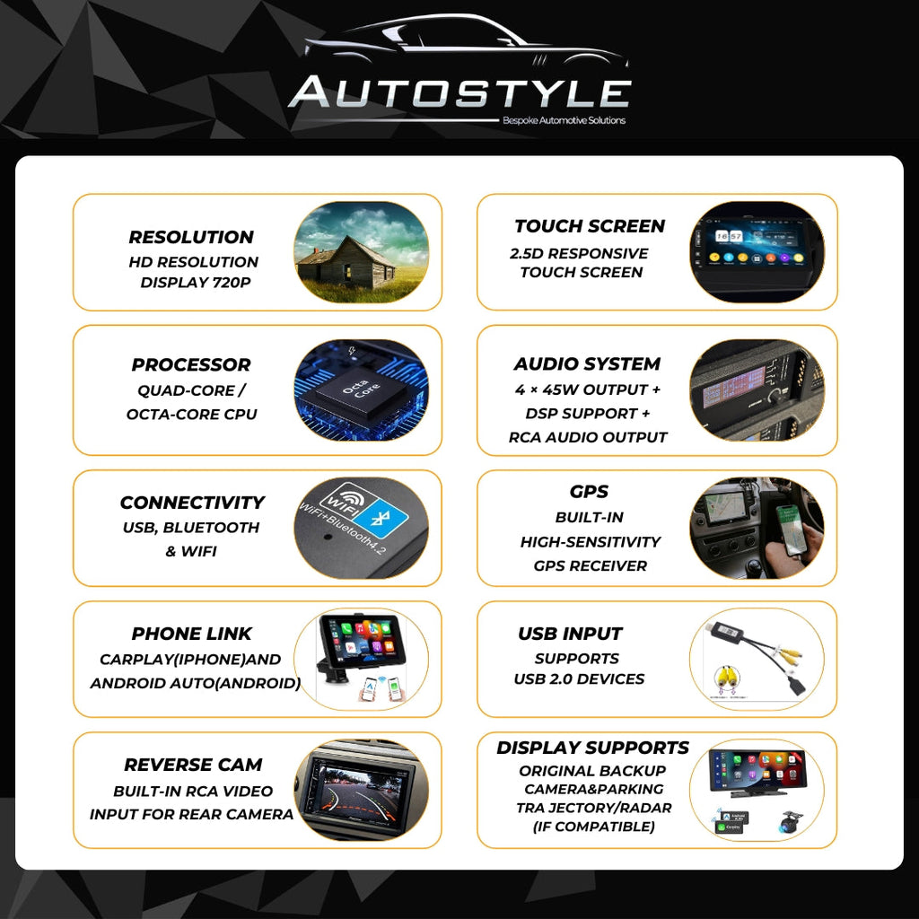 Honda CRV CR-V 3 RE Apple Carplay / Android Auto 9" Stereo Upgrade 2006-2012