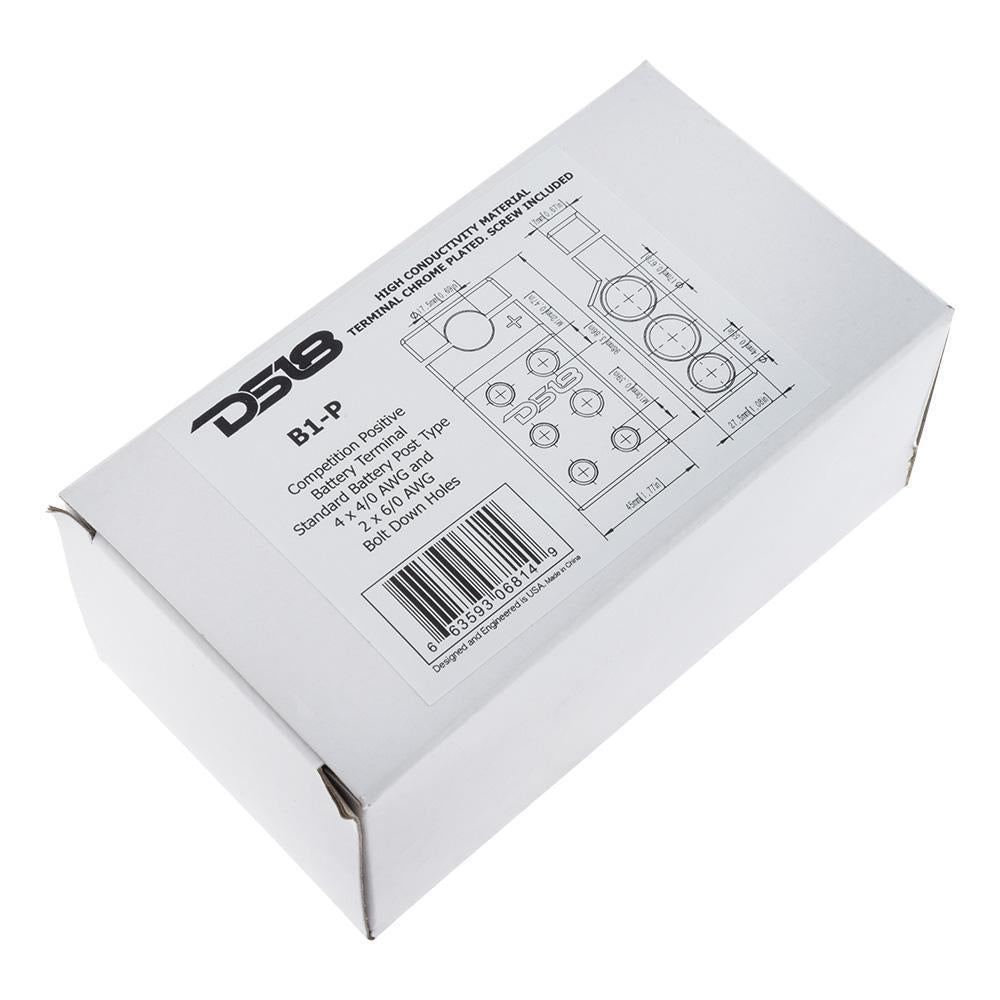 DS18 Car Audio Amplifier Wiring Bolt On 0 Gauge Battery Distribution Block