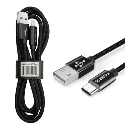 Esoulk 3.3ft Nylon Braided USB Cable For Type-C DC-THE CEO