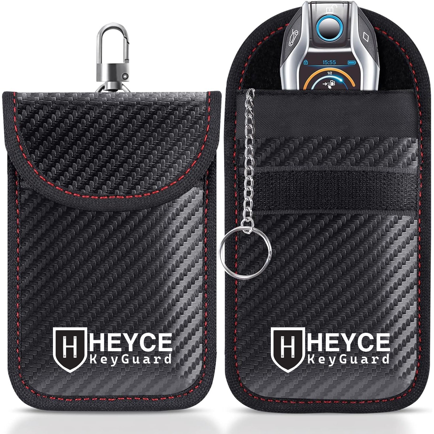 KeyGuard Faraday Pouch for car keys, Faraday Bag, Signal Blocking Pouch, keyless car anti theft bag