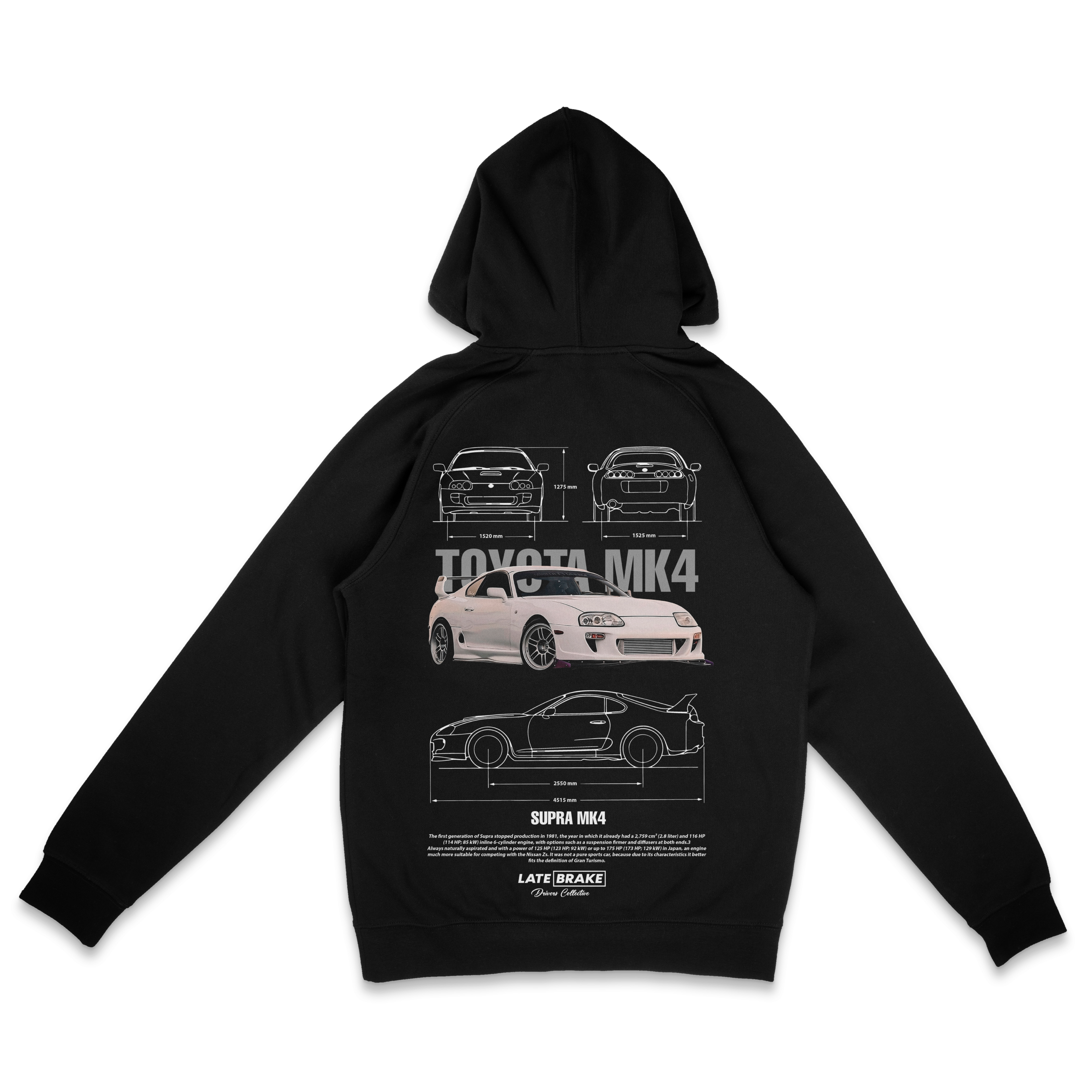 Supra MK4 (WHT) Drivers Collective Hoodie