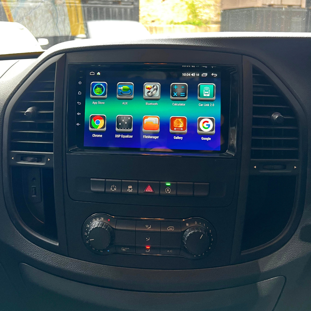 Mercedes-Benz Vito Apple Carplay / Android Auto 9" Stereo Upgrade (2014-23)