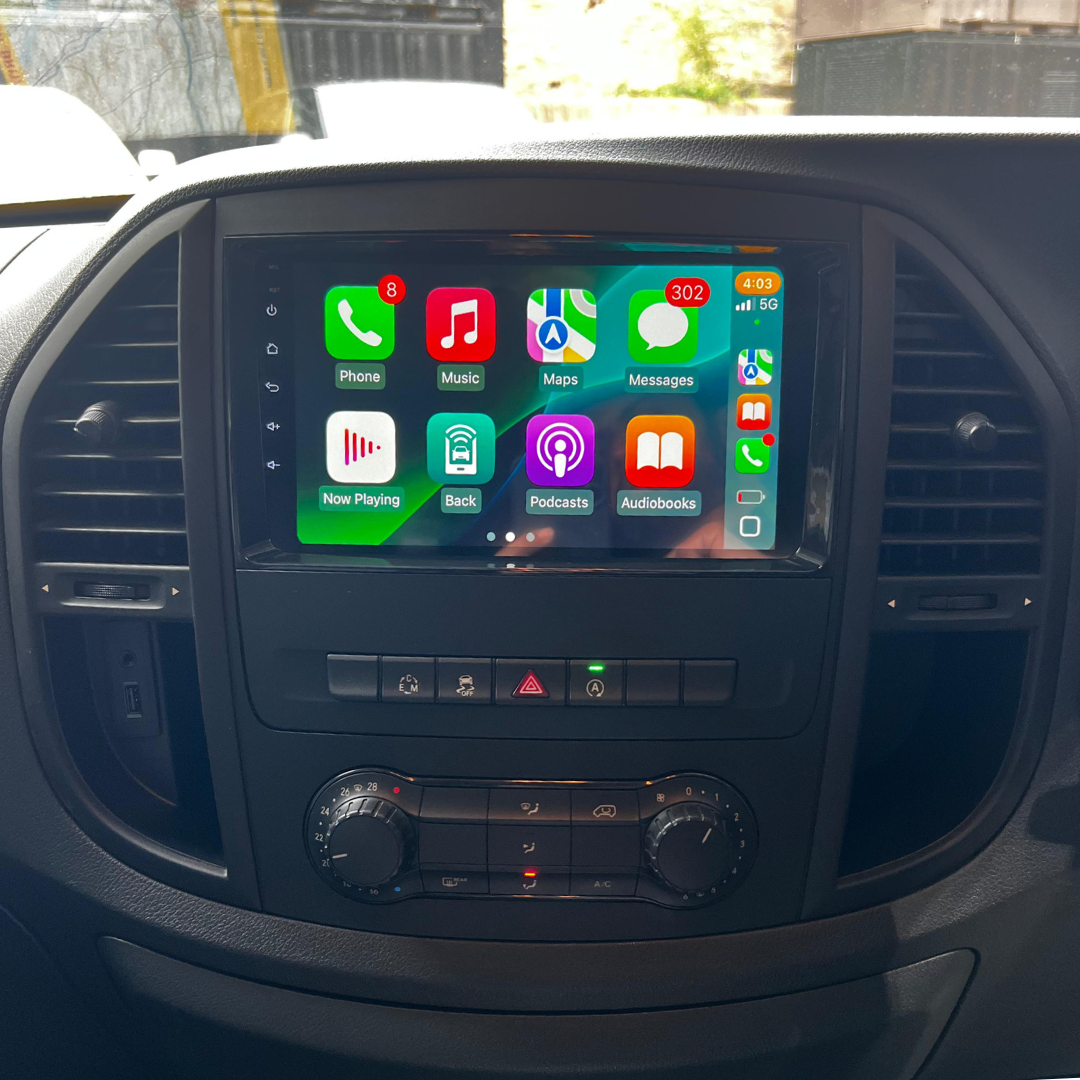Mercedes-Benz Vito Apple Carplay / Android Auto 9" Stereo Upgrade (2014-23)