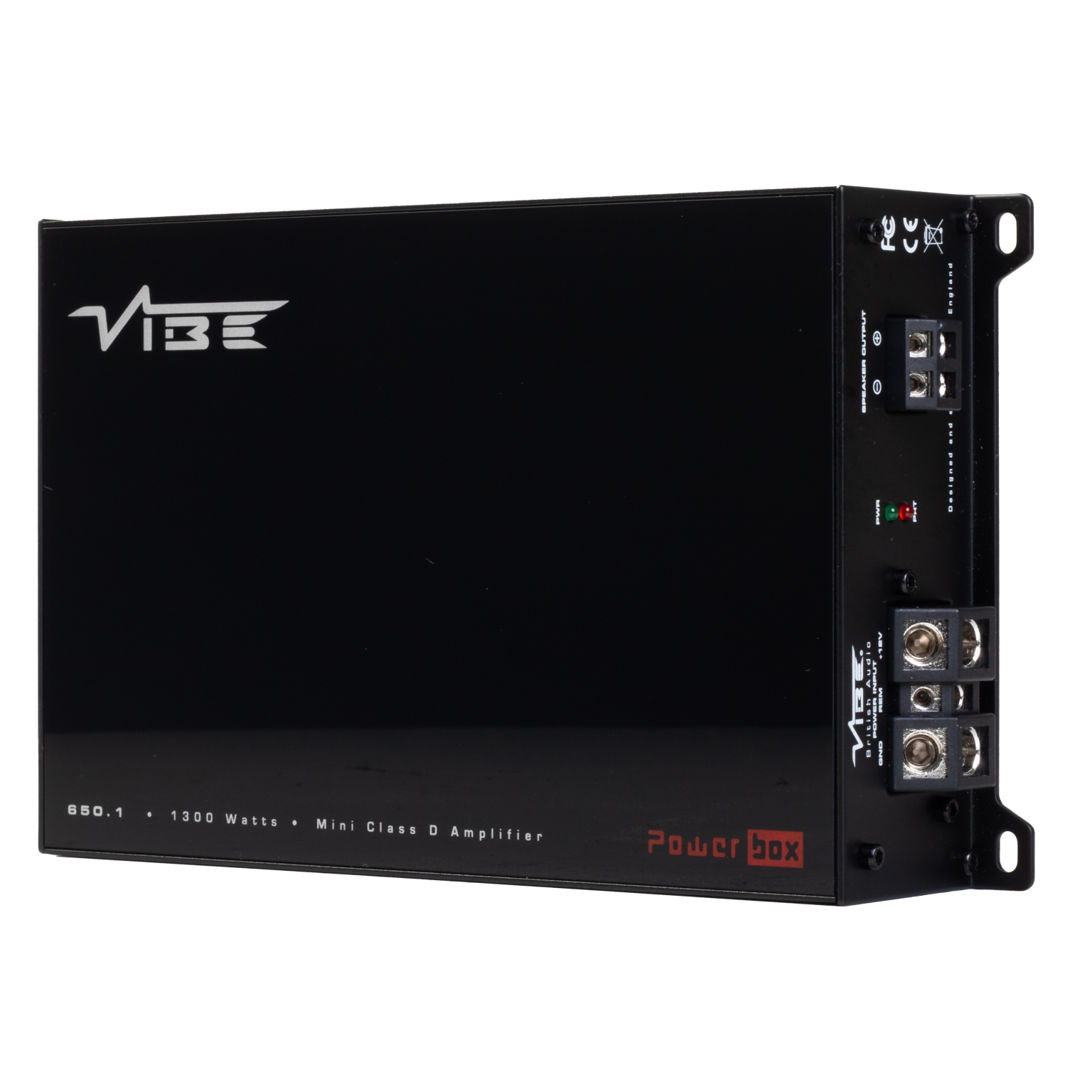POWERBOX650.1M-V5 Vibe 1300 Watts Mono Subwoofer Amplifier