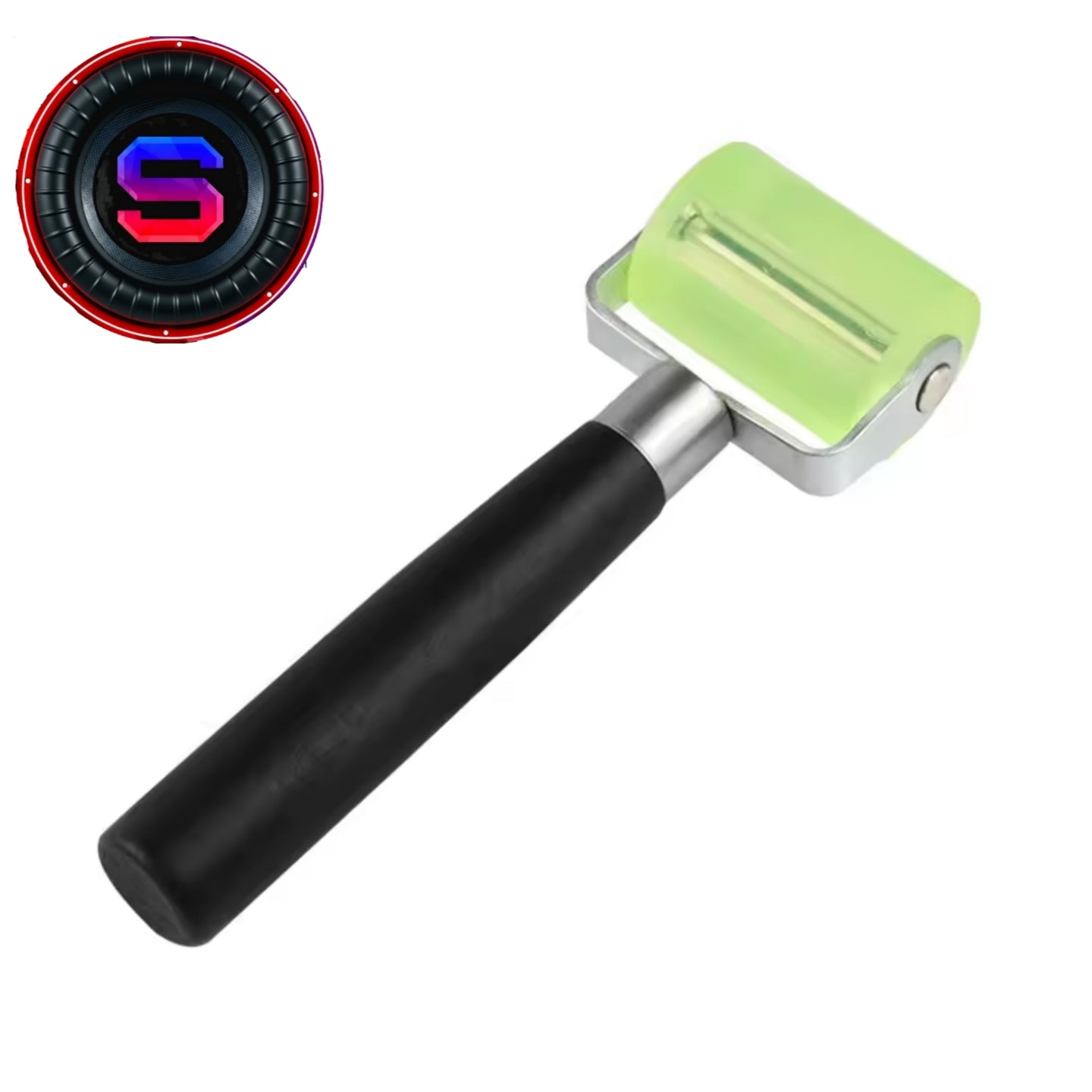 Car Soundproof Wheel Tire Patching Compaction Roller Wheel Automobile Audio Sound Insulation Cotton Roller Pushing Wheel Tool