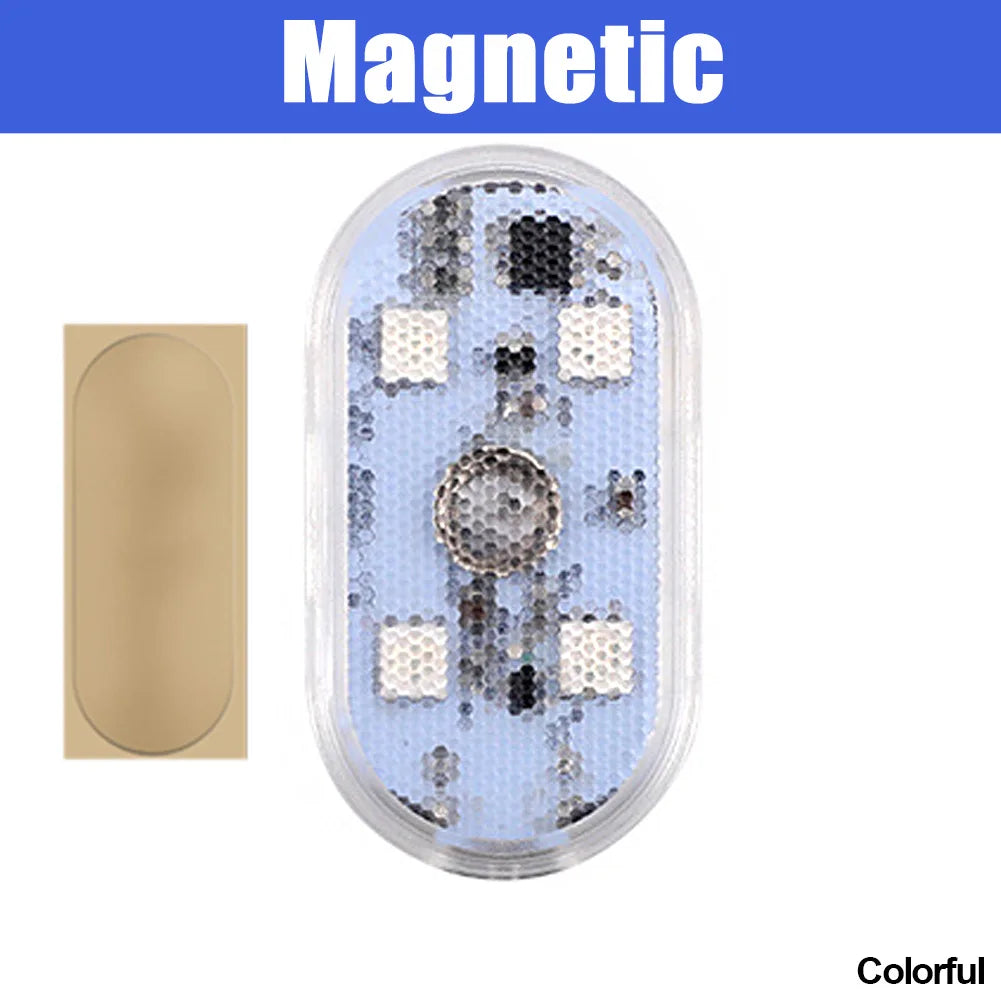 Magnetic Touch Sensor USB LED Car Interior Light