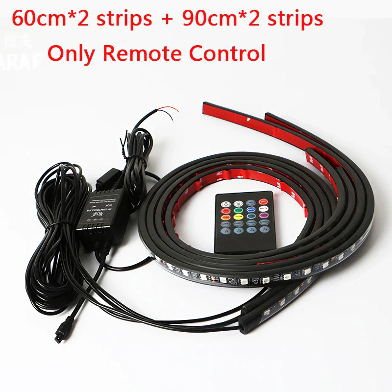 Car Charssis Flexible LED Strip Light LED Underbody Remote