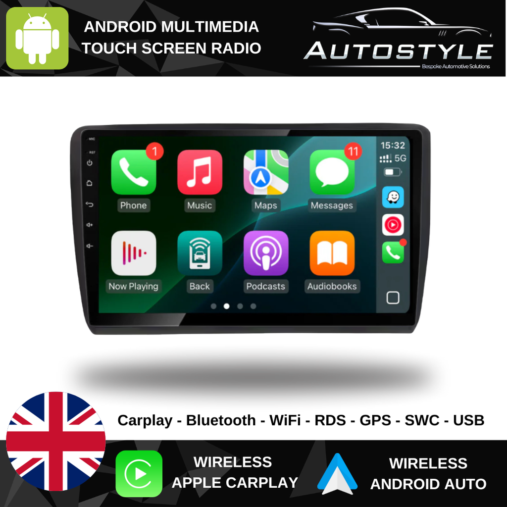 SEAT IBIZA Apple Carplay / Android Auto 9" Stereo Upgrade (2016-2017)