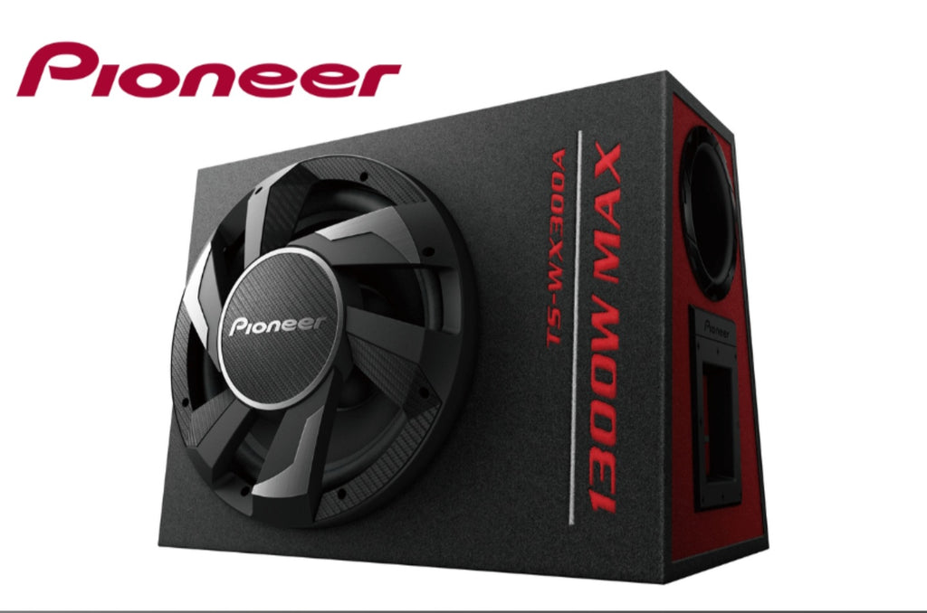 Pioneer TS-WX300A 12" 30cm active car subwoofer 1300 watt with Class-D amplifier