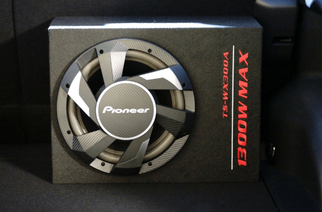 Pioneer TS-WX300A 12" 30cm active car subwoofer 1300 watt with Class-D amplifier