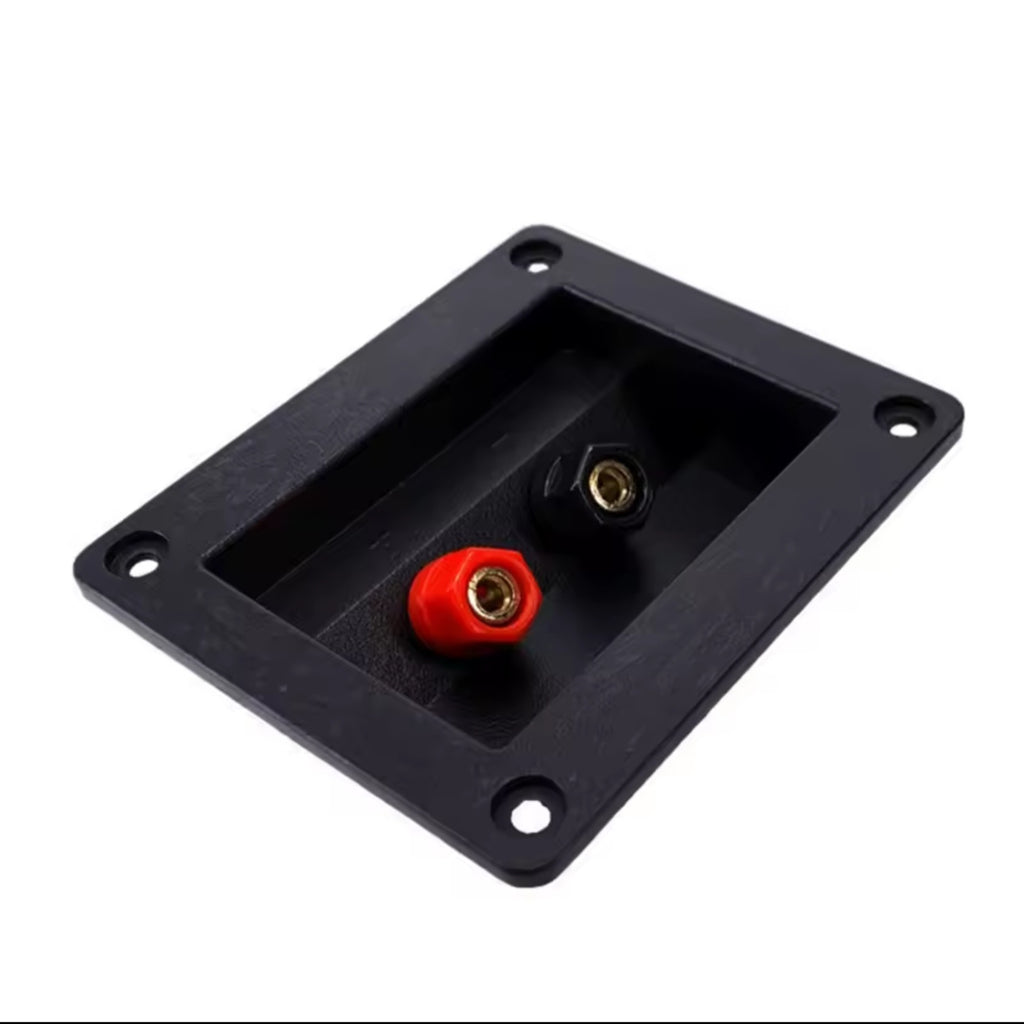 SKITY 2Pin Junction Box External Banana Jack Speaker Amplifier Wire Clip Audio Socket Terminal Switch Board For Surround Boxes