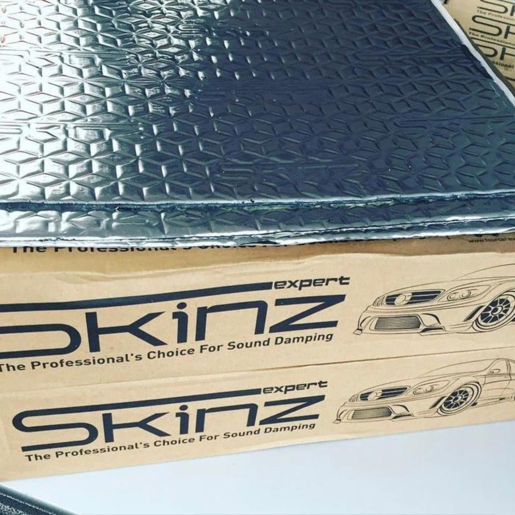 Skinz Bulk Sound Deadening Damping Material Kit V1 - 1 Box x 27 Sheets 3mm