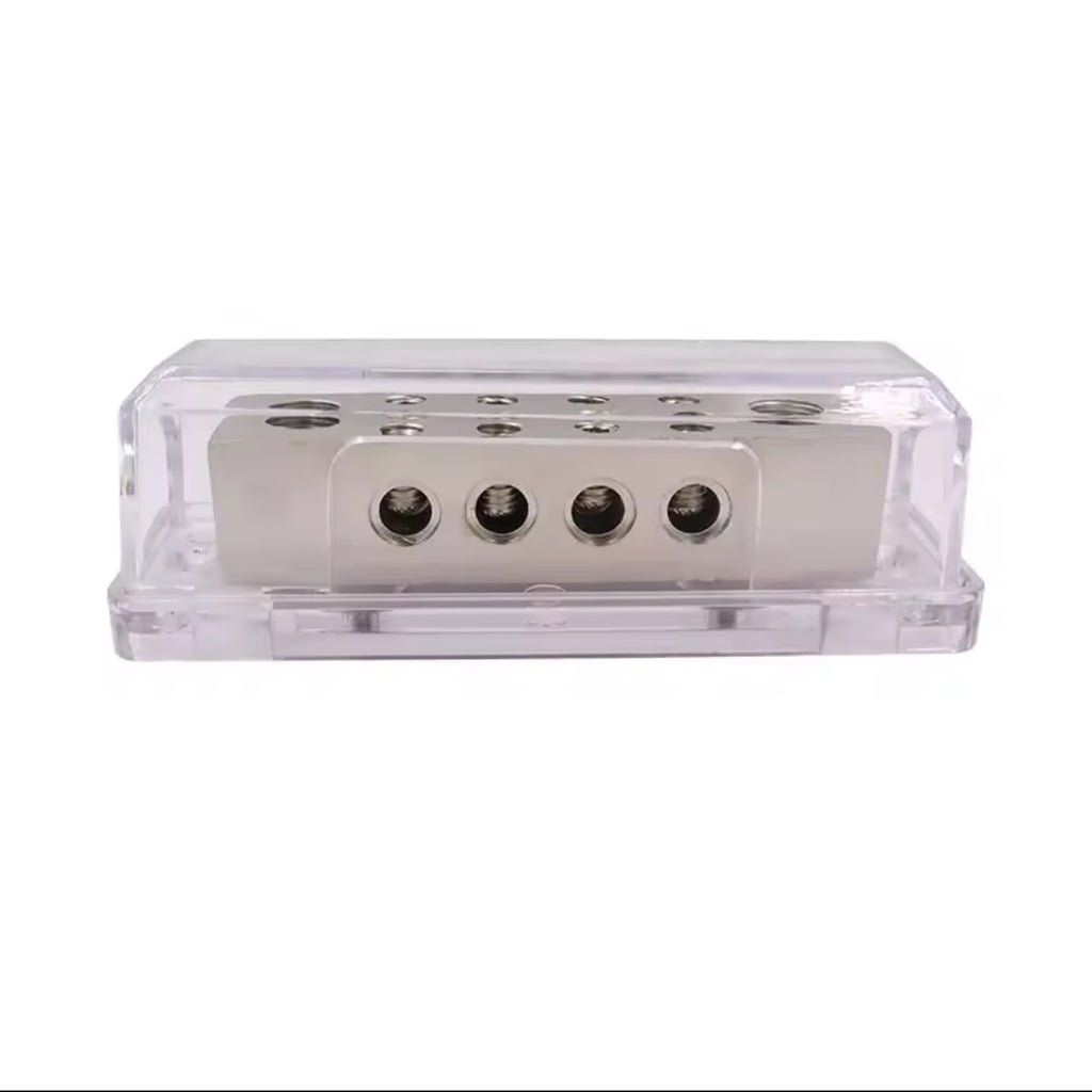 0/2 Gauge input 8 X 8 Gauge Output Power Ground Distribution Block Fuse Block For Car Audio Splitter Junction box