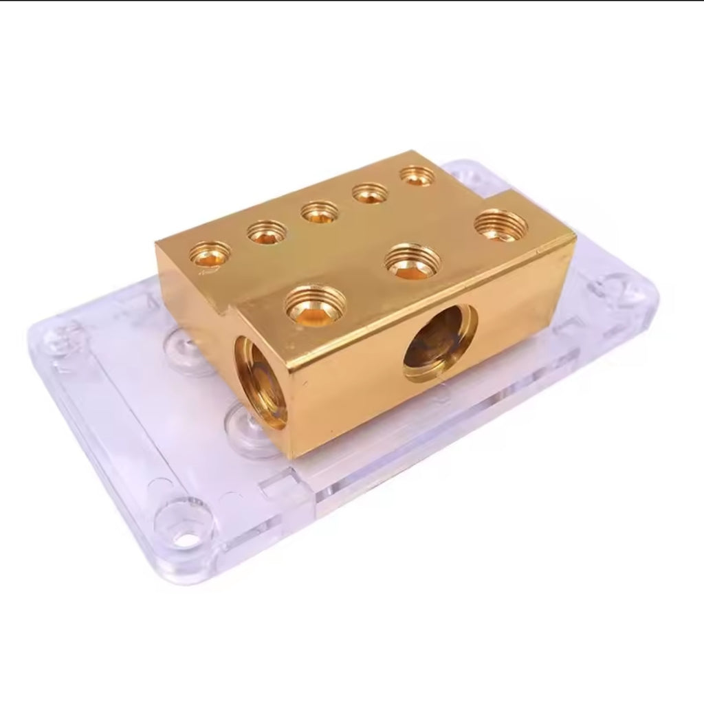 1 Piece Power Distribution Block 3-in-5-out Car Audic Power Electrical Cable Wire Junction Box Power Terminal Block