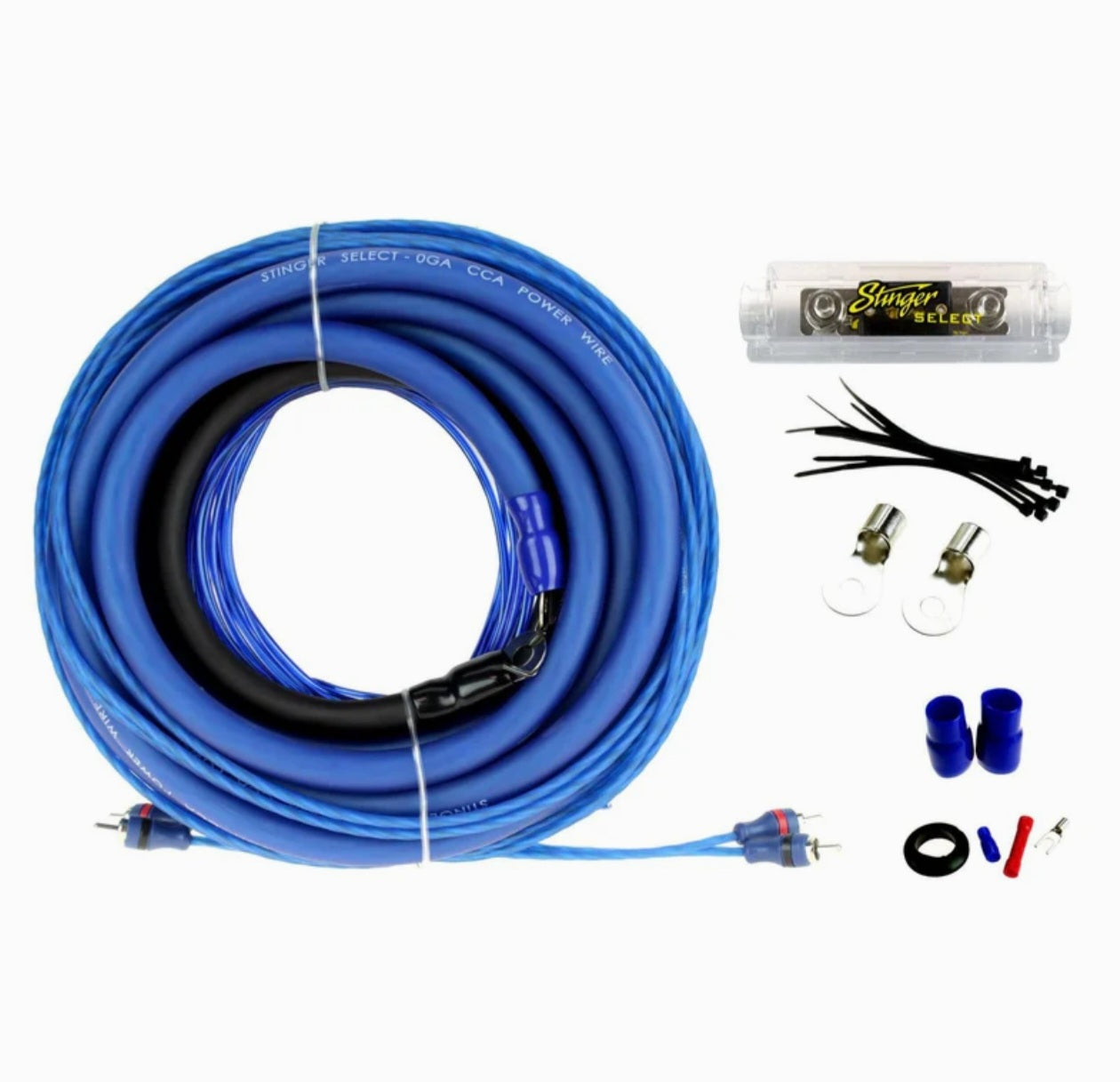 Stinger SSK0 1/0GA 1500W Complete Amplifier Wiring Kit