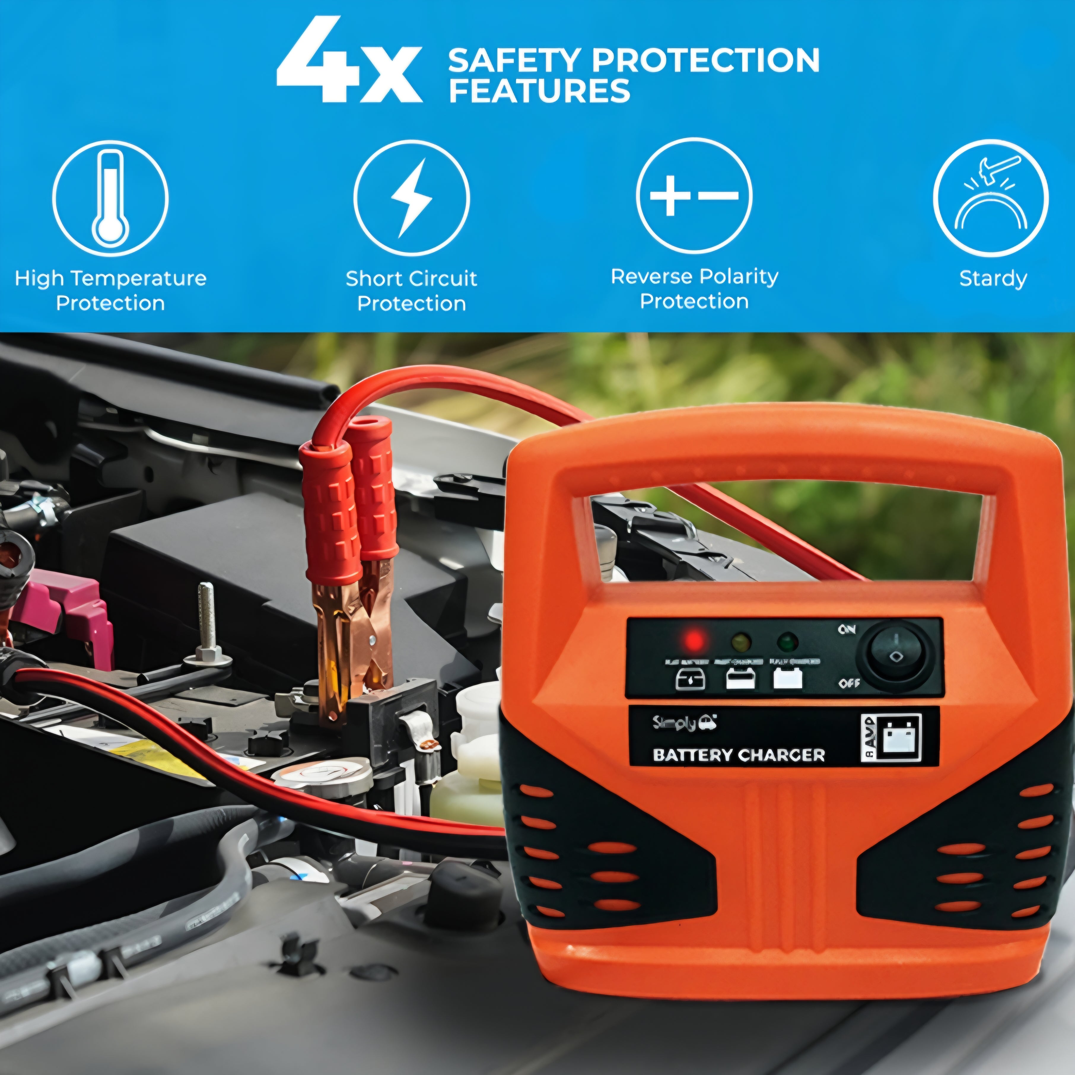 SBC8 Simply Auto Battery Charger 8Amp