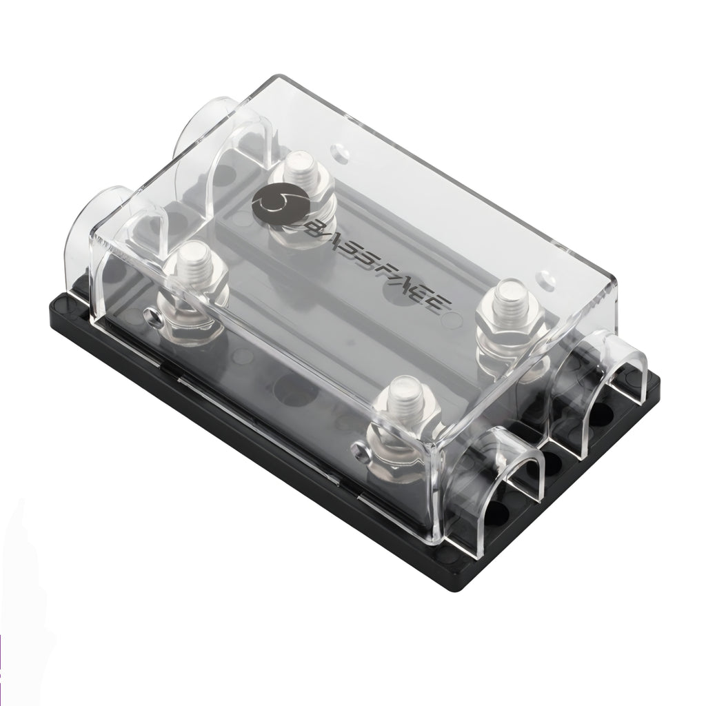 Bassface DIS2/2ANL Nickel Plated Bolt Connection 2xANL Fuse Holder