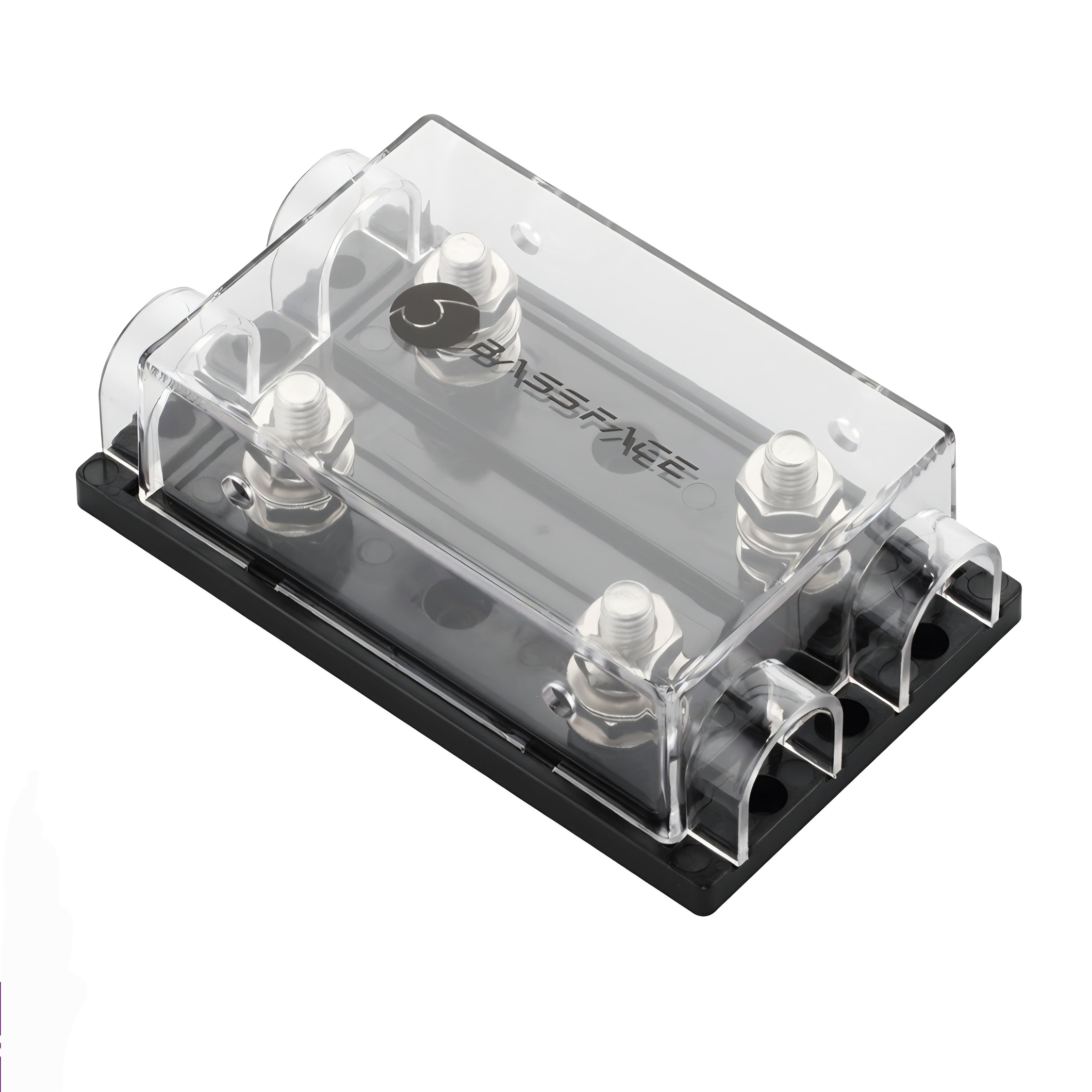 Bassface DIS2/2ANL Nickel Plated Bolt Connection 2xANL Fuse Holder