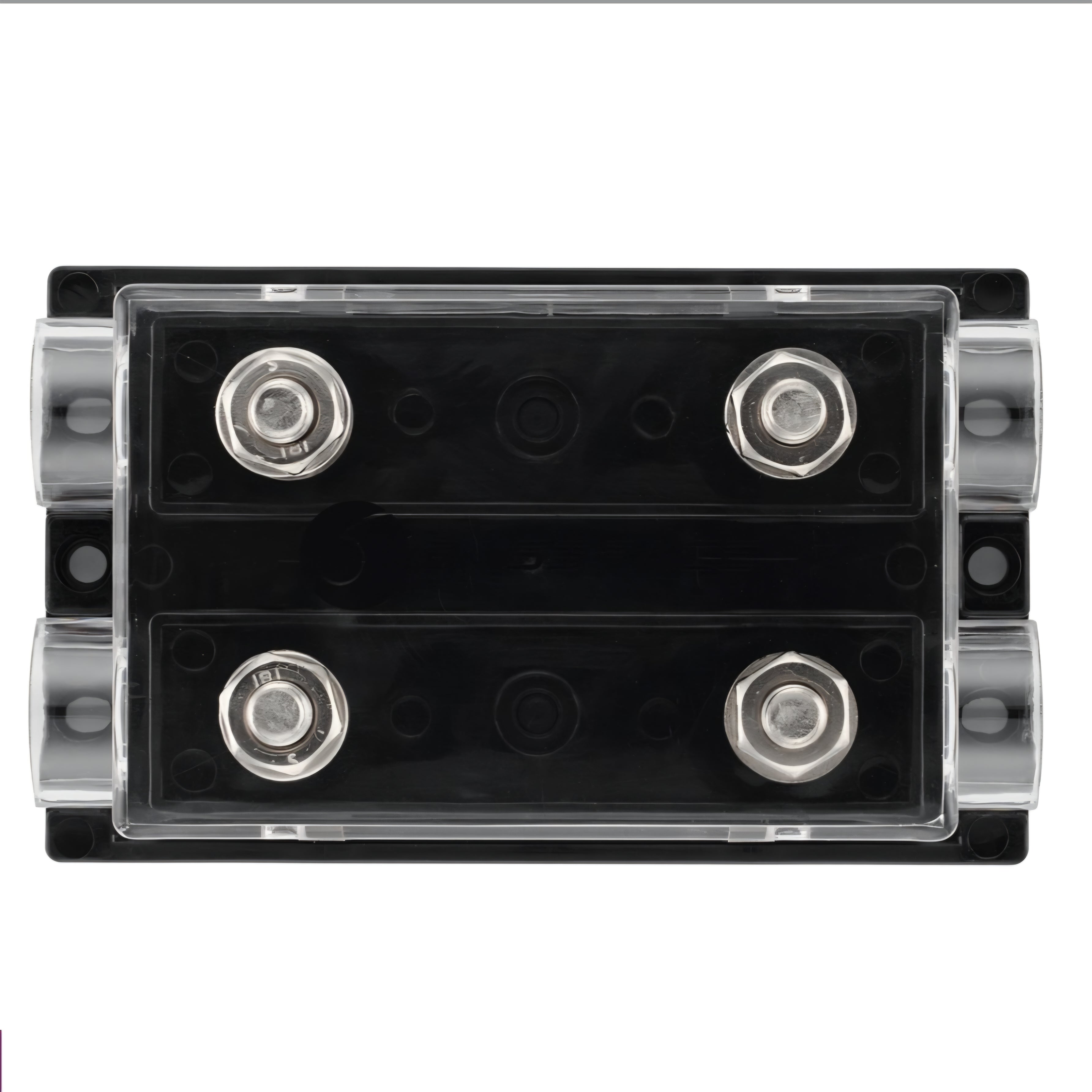 Bassface DIS2/2ANL Nickel Plated Bolt Connection 2xANL Fuse Holder