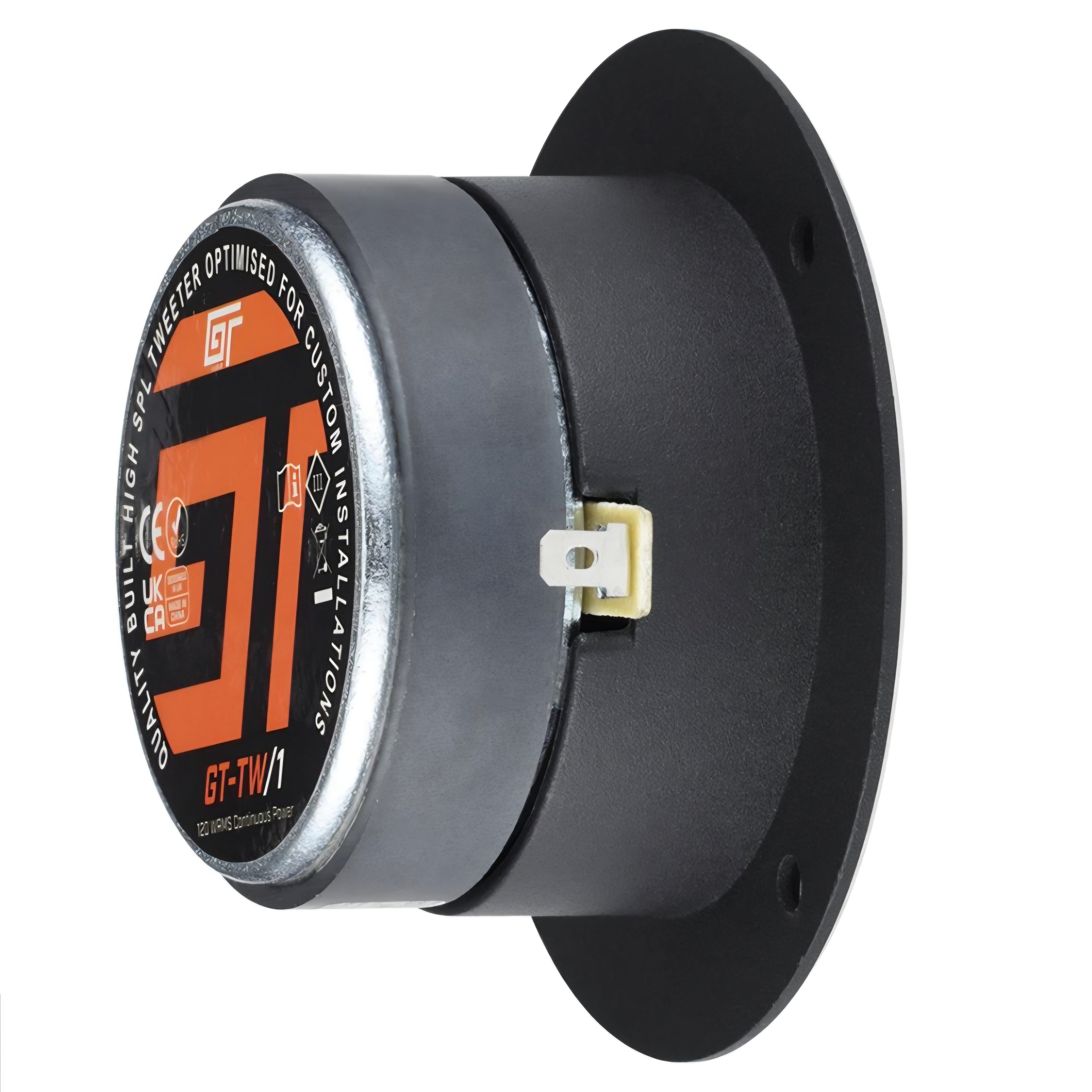 Bassface GT Audio GT-TW/1 4Ohm 2x120w RMS Bullet Type Tweeters (Pair)