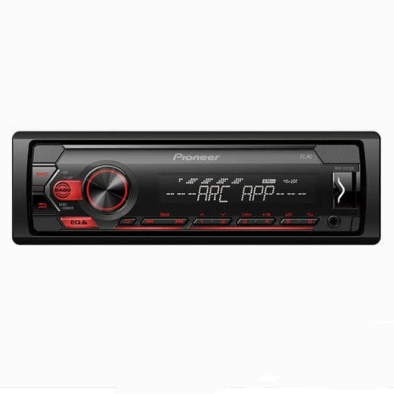 Pioneer MVH-S120UB Mechless Car Stereo RDS tuner with USB and AUX in Red Illumination