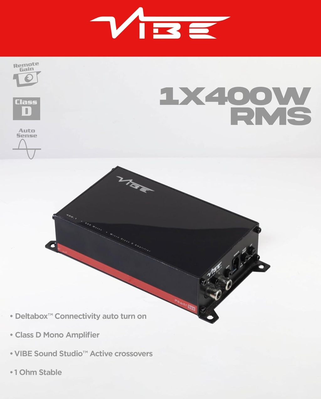 Vibe audio (POWERBOX400.1) Subwoofer amplifier