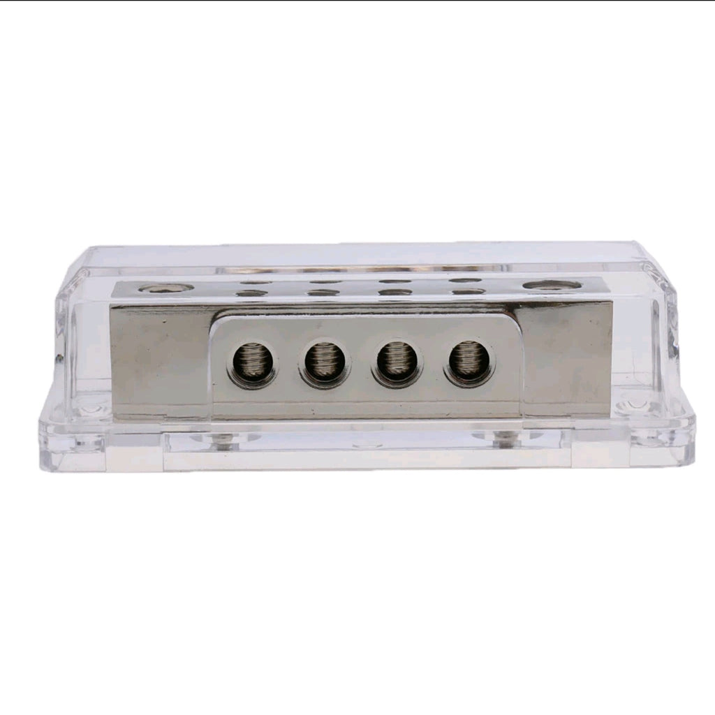 10 Way Car Audio Power/Ground Distribution Block 2X 0Ga In to 8X 8Ga Out