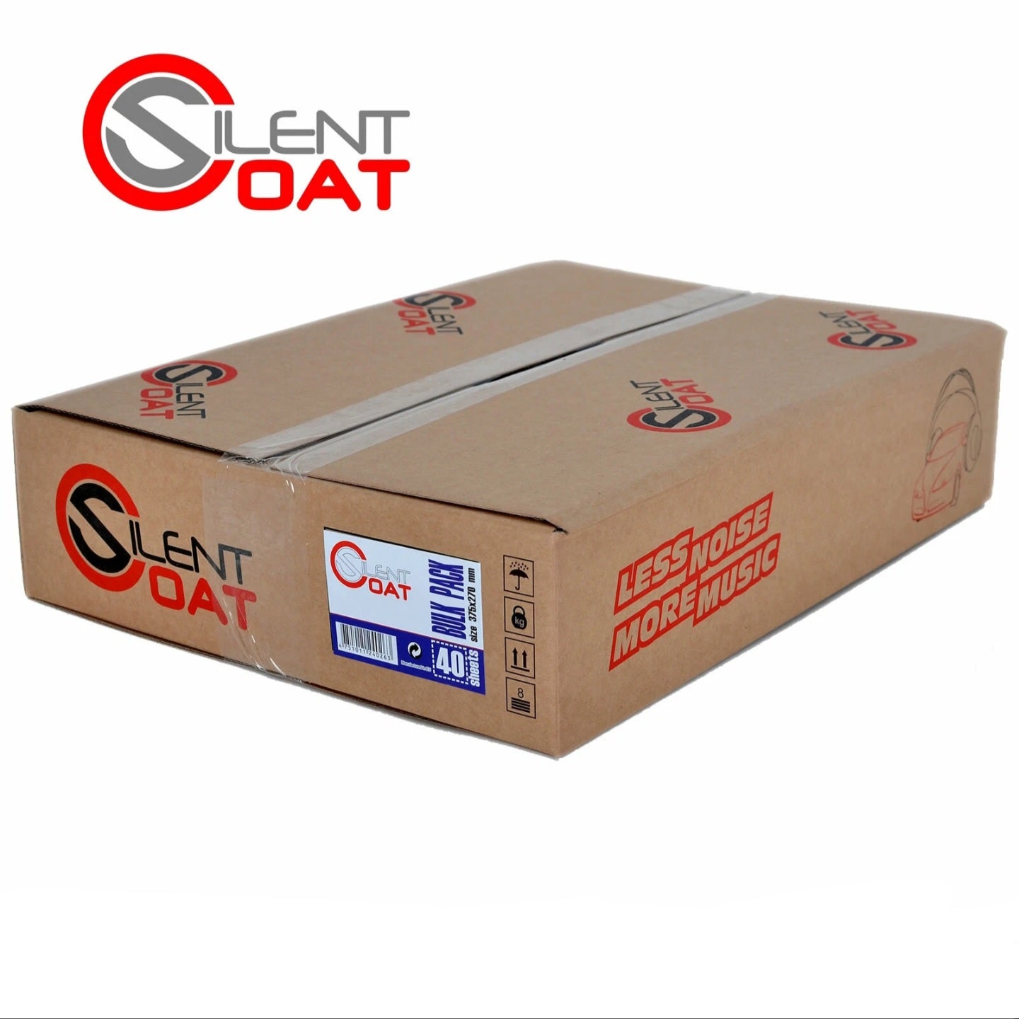 Uniroyal Silent Coat Car Sound Proofing Deadening Bulk Pack 40 Sheets