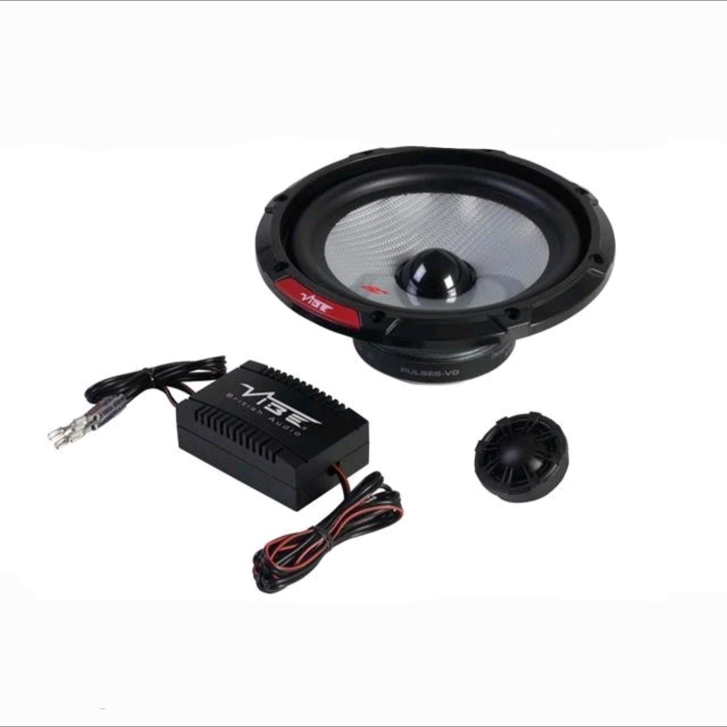 Vibe Pulse 6C 6.5" 165mm 240W Component Car Audio Door Shelf Speaker Pairs