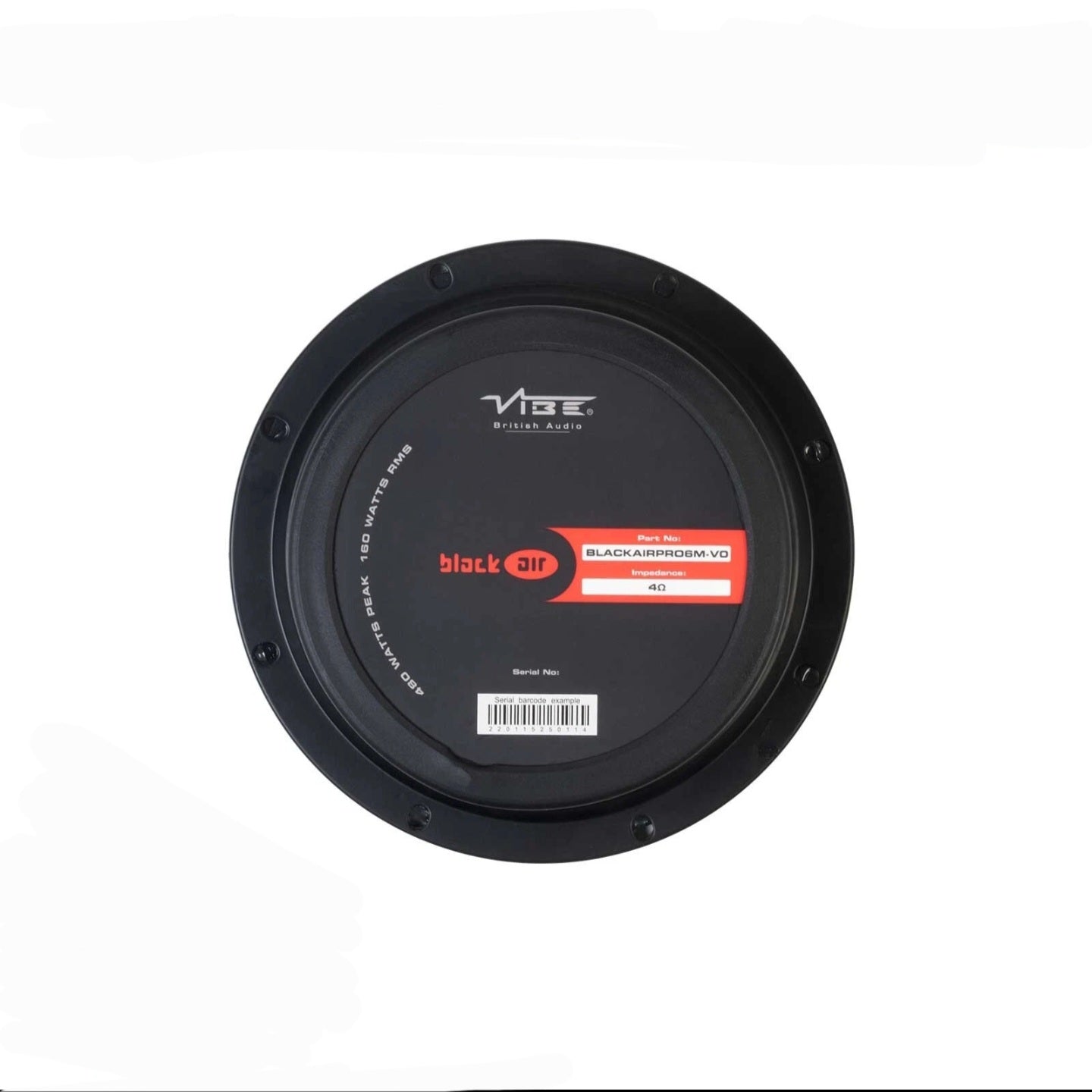 VIBE 6.5" PRO MIDRANGE 960 WATTS MAX CAR AUDIO SPEAKERS BLACKAIR LOUD