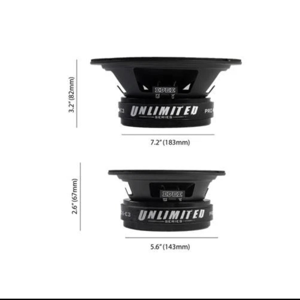 Edge EDUPRO8-E3 Pro Audio Midrange Speaker 8 Inch 4 Ohms 900 W Max