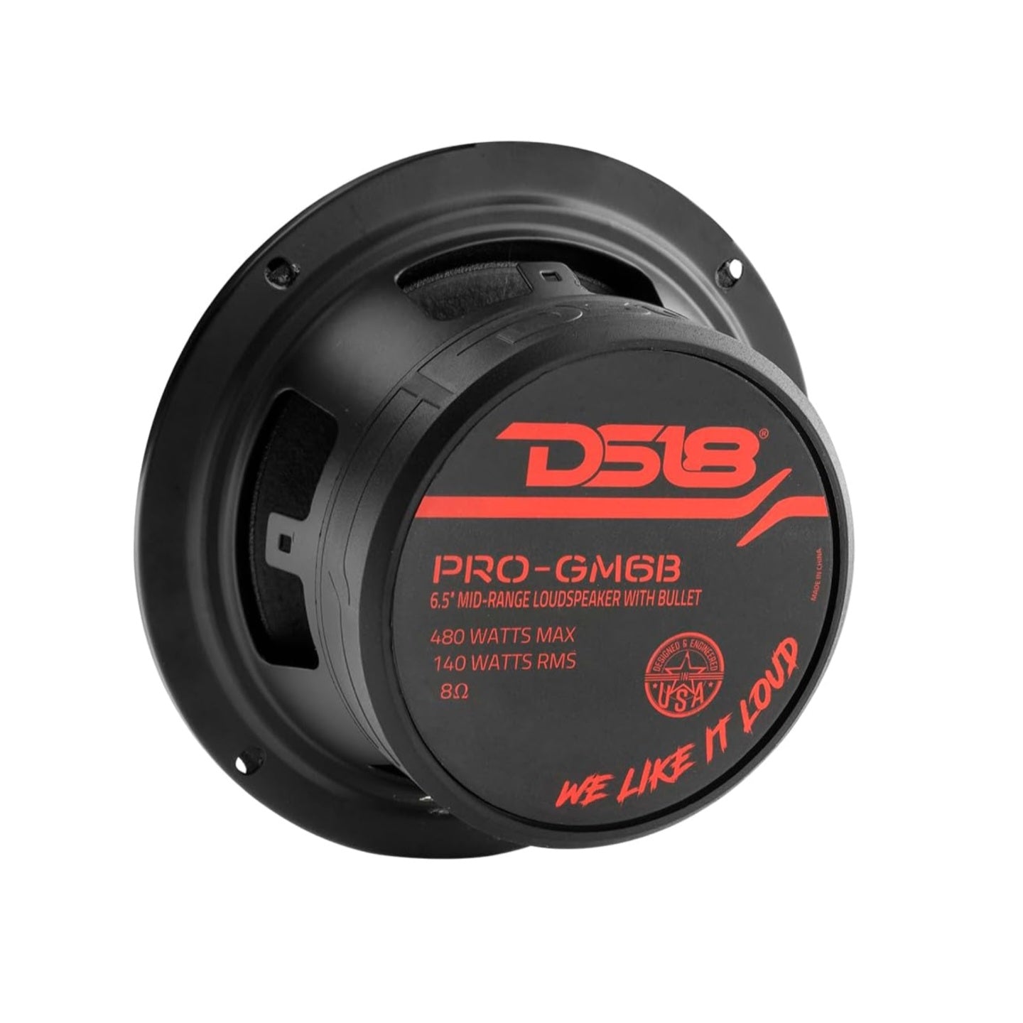 DS18 Car Midrange Speaker 6.5" Inch 480w Watt 8Ohm Bass Loudspeaker PRO-GM6B