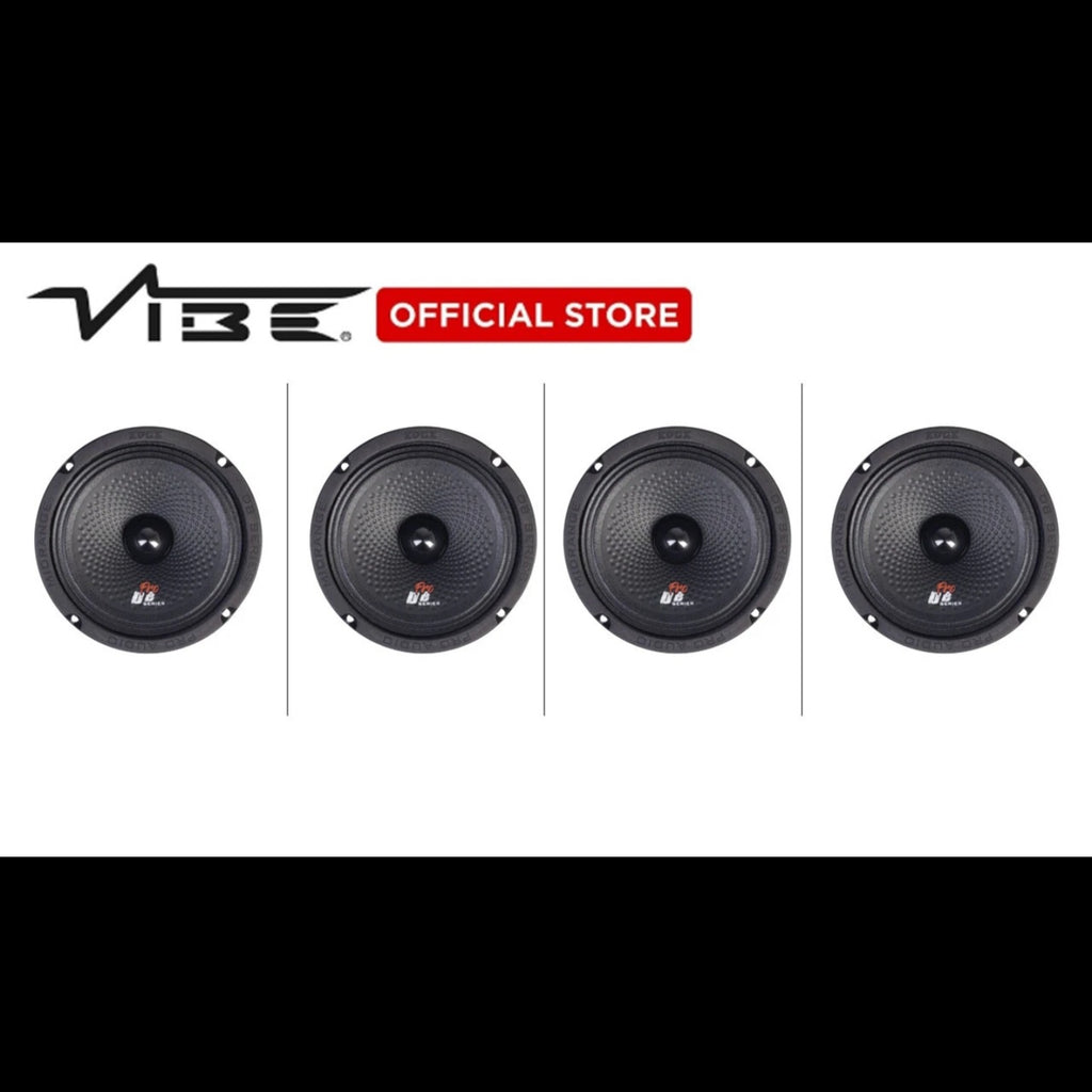 EDGE Car Speakers Pro Midrange 4 PACK  6.5 inch 1200 Watts Max EDGE Car Audio