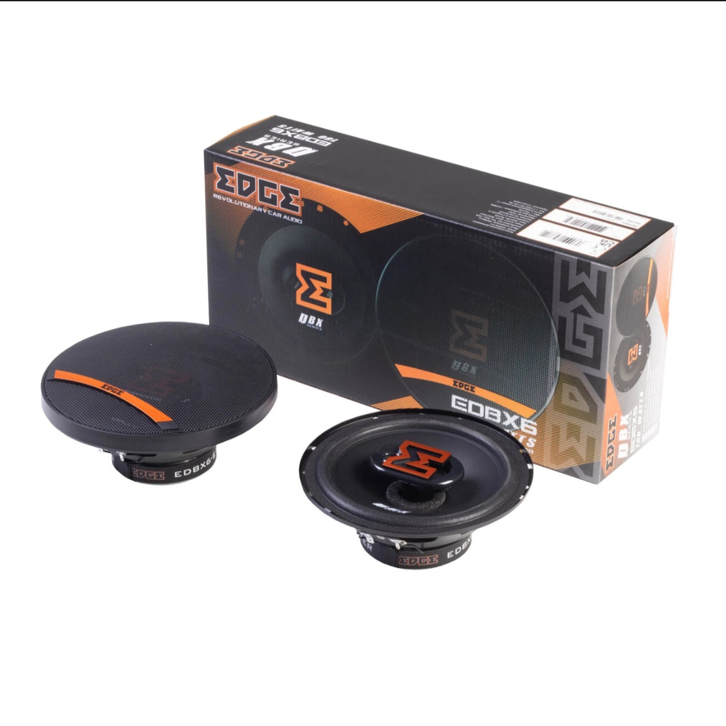 NEW EDGE 180w 6.5"COAXIAL SPEAKERS EDBX6-E1 CAR AUDIO BASS SPEAKERS