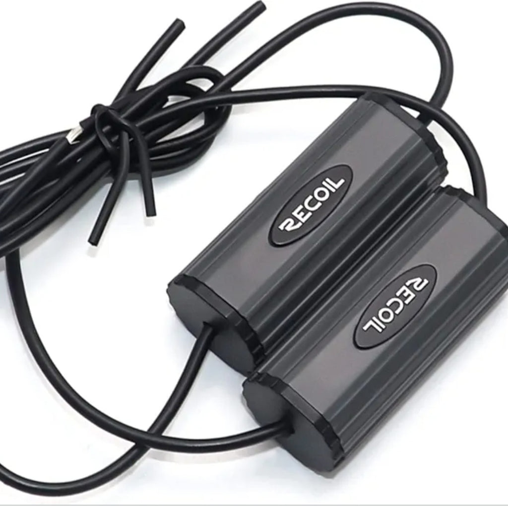 RECOIL BB-T Bass Blocks Designed to Protect Car Audio Tweeters, Eliminate Frequencies 0-5.6kHz at 4Ohms, Pair