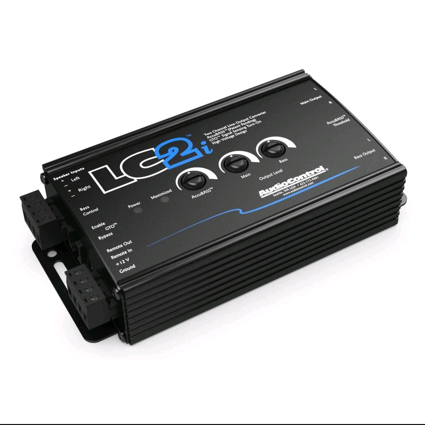 AudioControl LC2i 2 Channel RCA Line Out High to Low Converter with Accubass