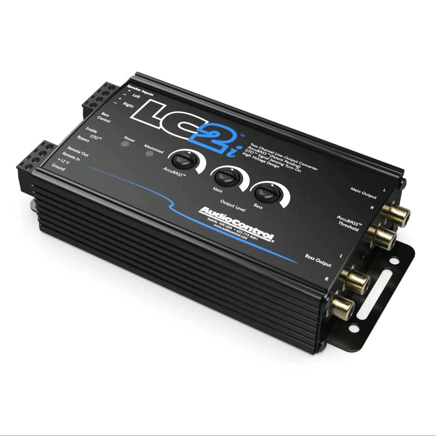 AudioControl LC2i 2 Channel RCA Line Out High to Low Converter with Accubass
