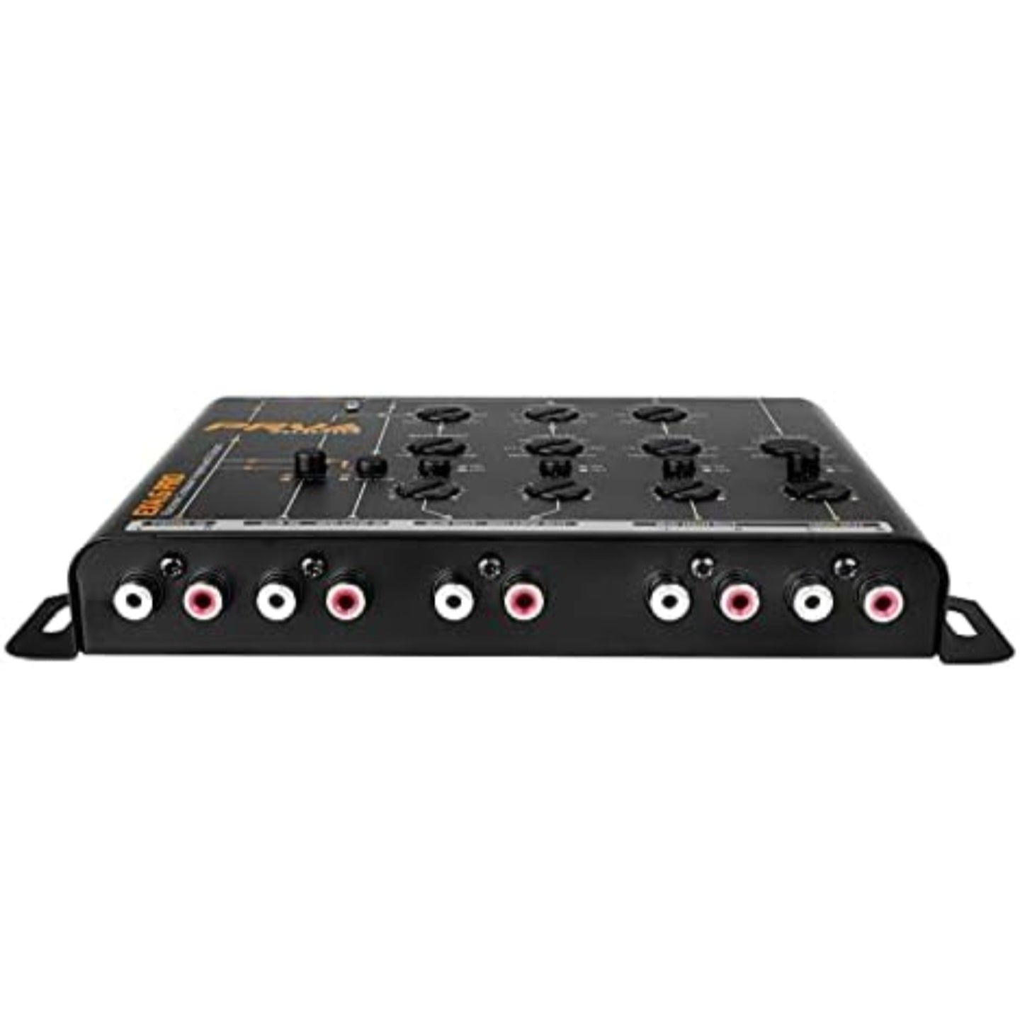 PRV Audio Crossover Car Audio EX4.6 PRO 4 Way or 3 Way Electronic Crossover 9 Volts, 4 in 6 Out RCA Channels Car Sound Processor - EX4.6PRO