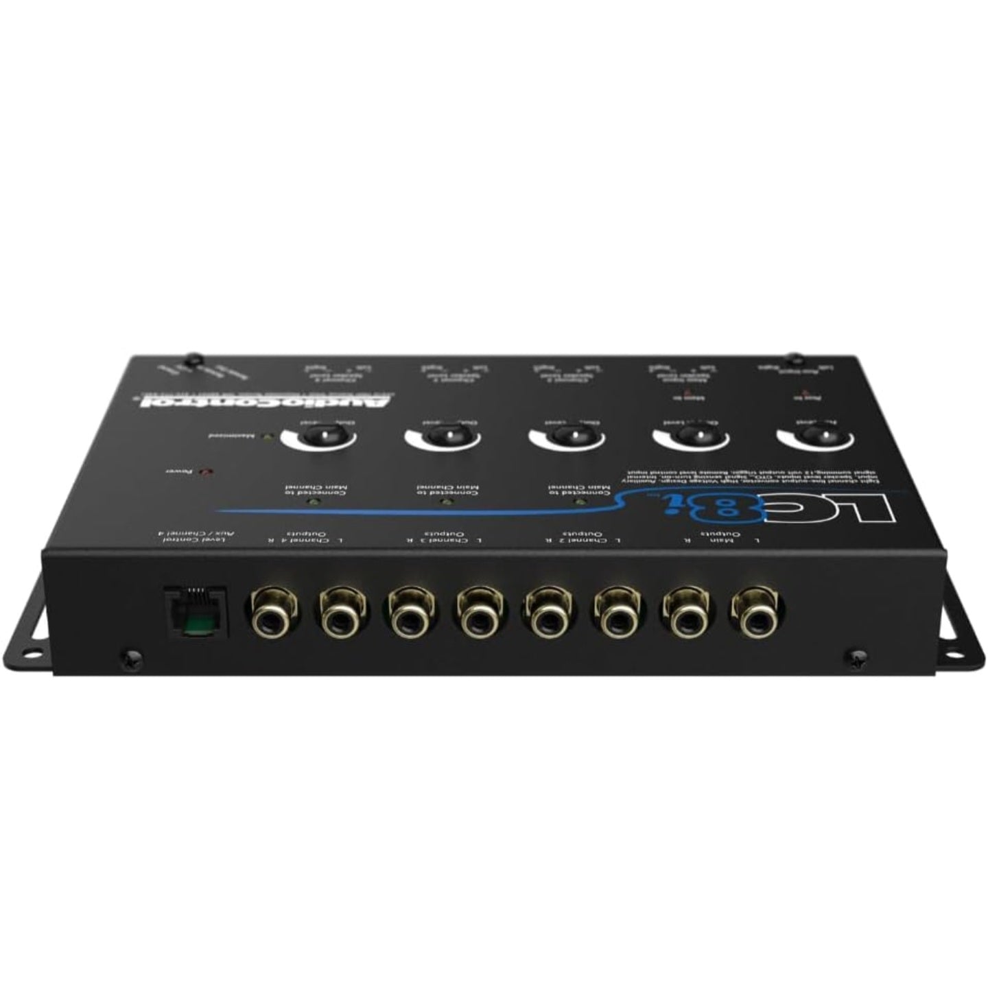 audiocontrol LC8I Black Eight Channel Line Output Converter with AUX Input